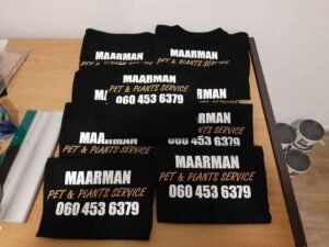 Maarman Plant & Service T-Shirt Printing...
